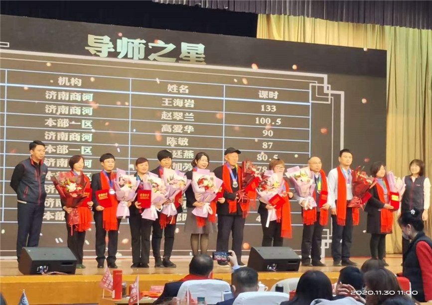 赵翠兰荣获 华夏保险济南中支 2020年度导师之星